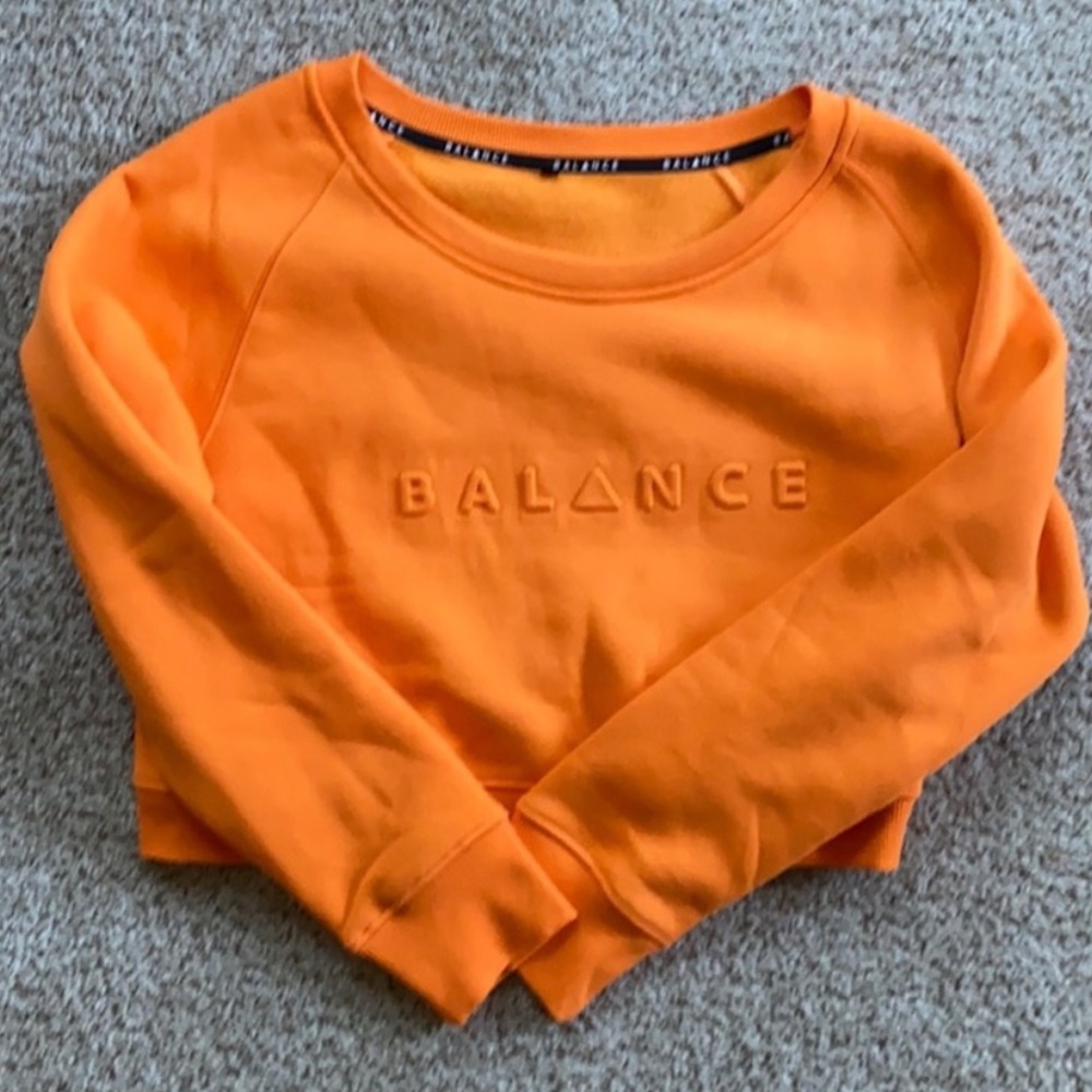 Orange crop sweatshirt